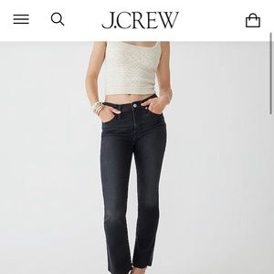 J. Crew Demi boot charcoal